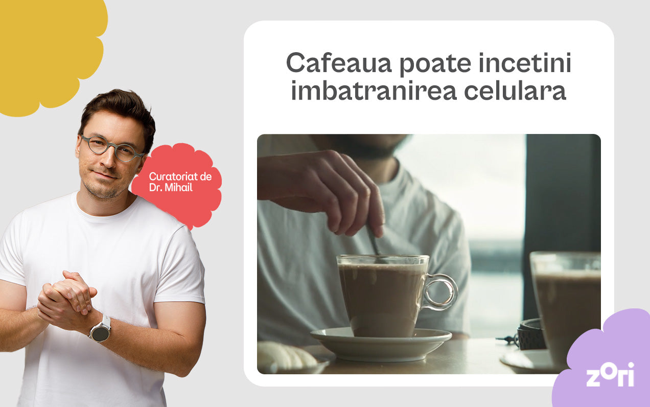 Cafeaua poate încetini îmbătrânirea celulară