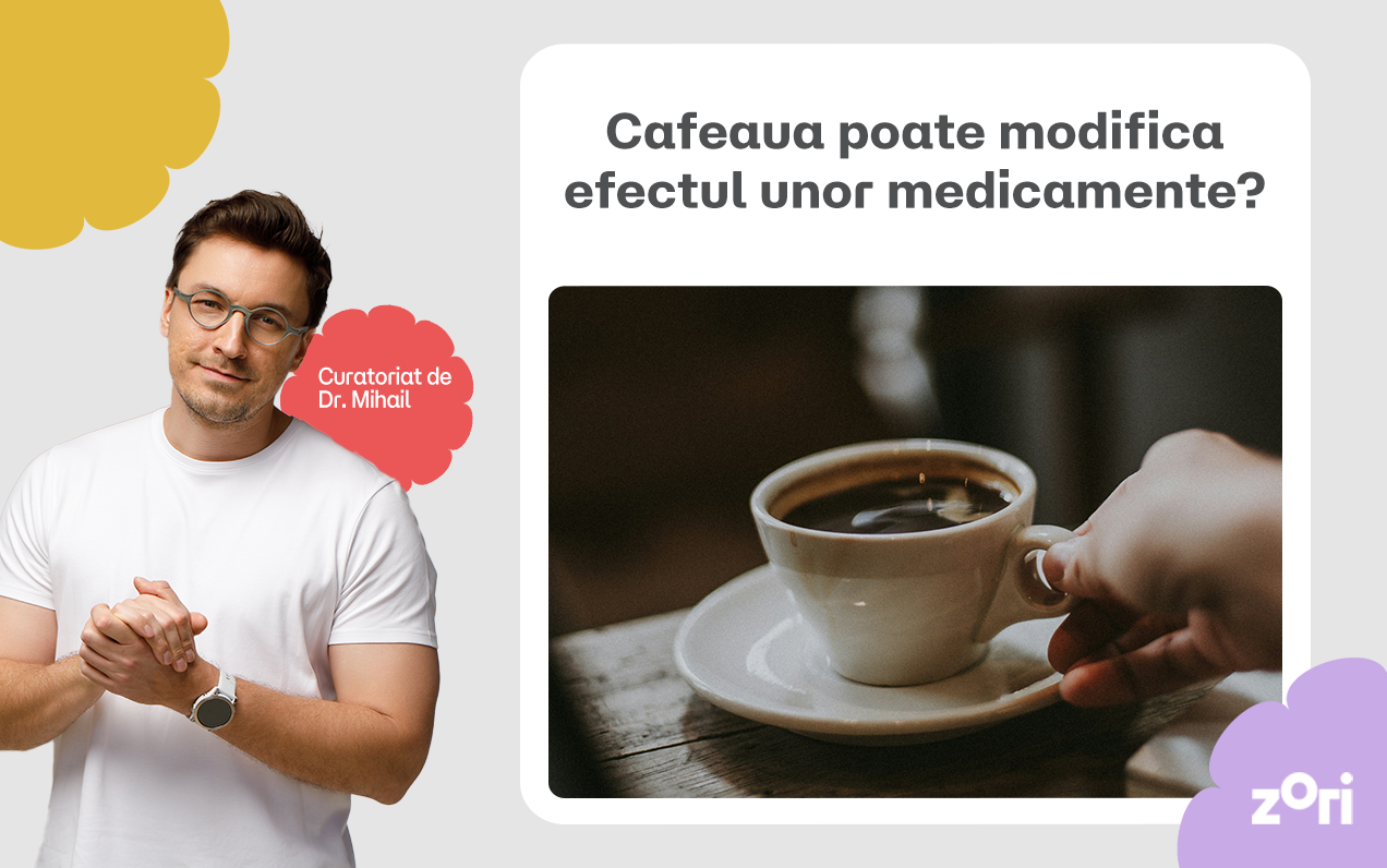 Cafeaua poate interacționa cu unele medicamente. Iată ce trebuie să știi