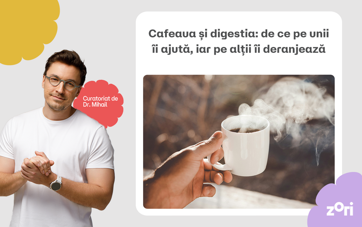 Cafeaua și digestia: de ce pe unii îi ajută, iar pe alții îi deranjează