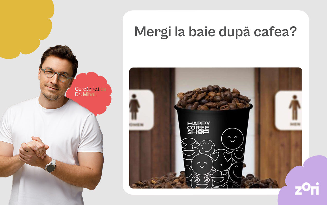 De ce cafeaua te trimite direct la baie